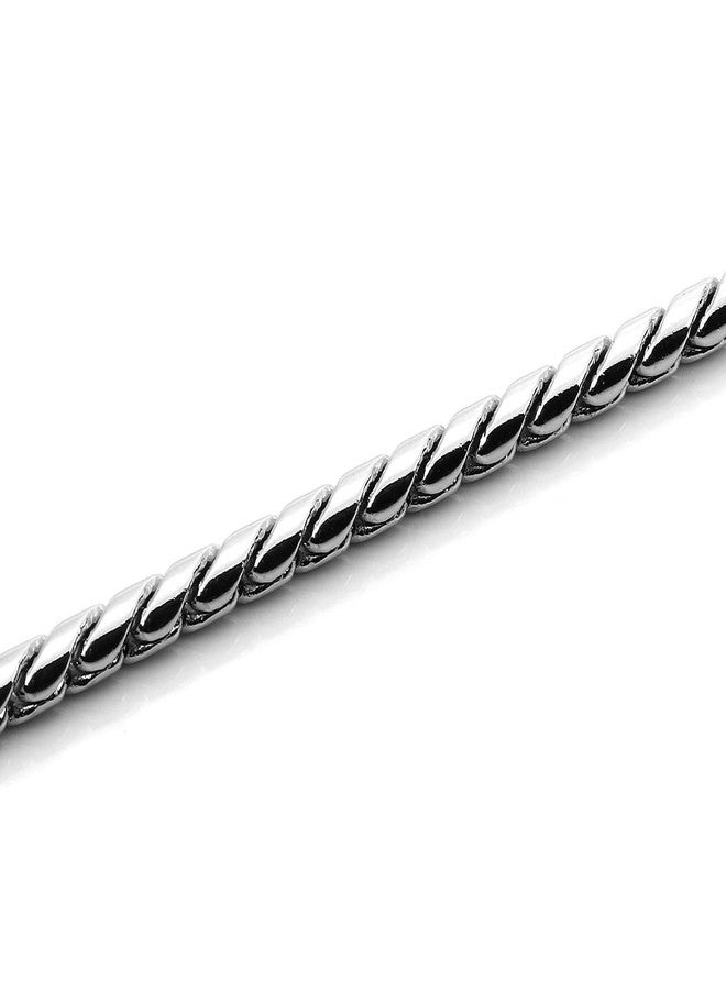 Mogoko Stainless Steel Dog Choke Chain Collar, Puppy Metal Snake Chain Pet Show Slip Collar Choker for Training Walking (Silver;16.0"*3.0mm) - Image 5